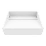 Starr Modern 17x13-in Deep White Bathroom Sink/Basin with Rectangular Vessel