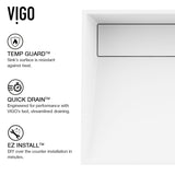 Starr Modern 17x13-in Deep White Bathroom Sink/Basin with Rectangular Vessel