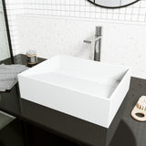 Starr Modern 17x13-in Deep White Bathroom Sink/Basin with Rectangular Vessel