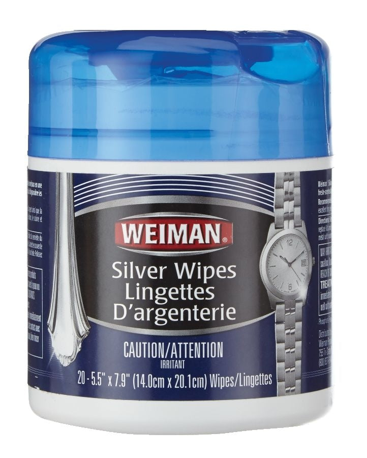 Silver Wipes, for Sterling Silver, Silver Plate & Fine Antique Silver, 20-pk R9316
