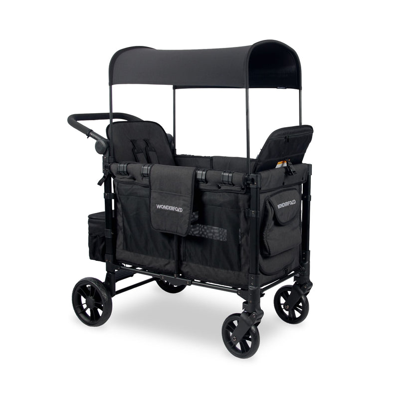 W2 Elite Double Stroller Wagon, 2-Seater, Black F5958