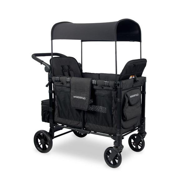 W2 Elite Double Stroller Wagon, 2-Seater, Black Y6861