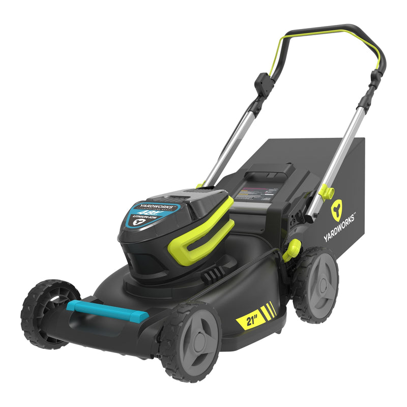 48V 3-in-1 Brushless Push Lawn Mower, 21-in with 6Ah Battery & Charger N9619